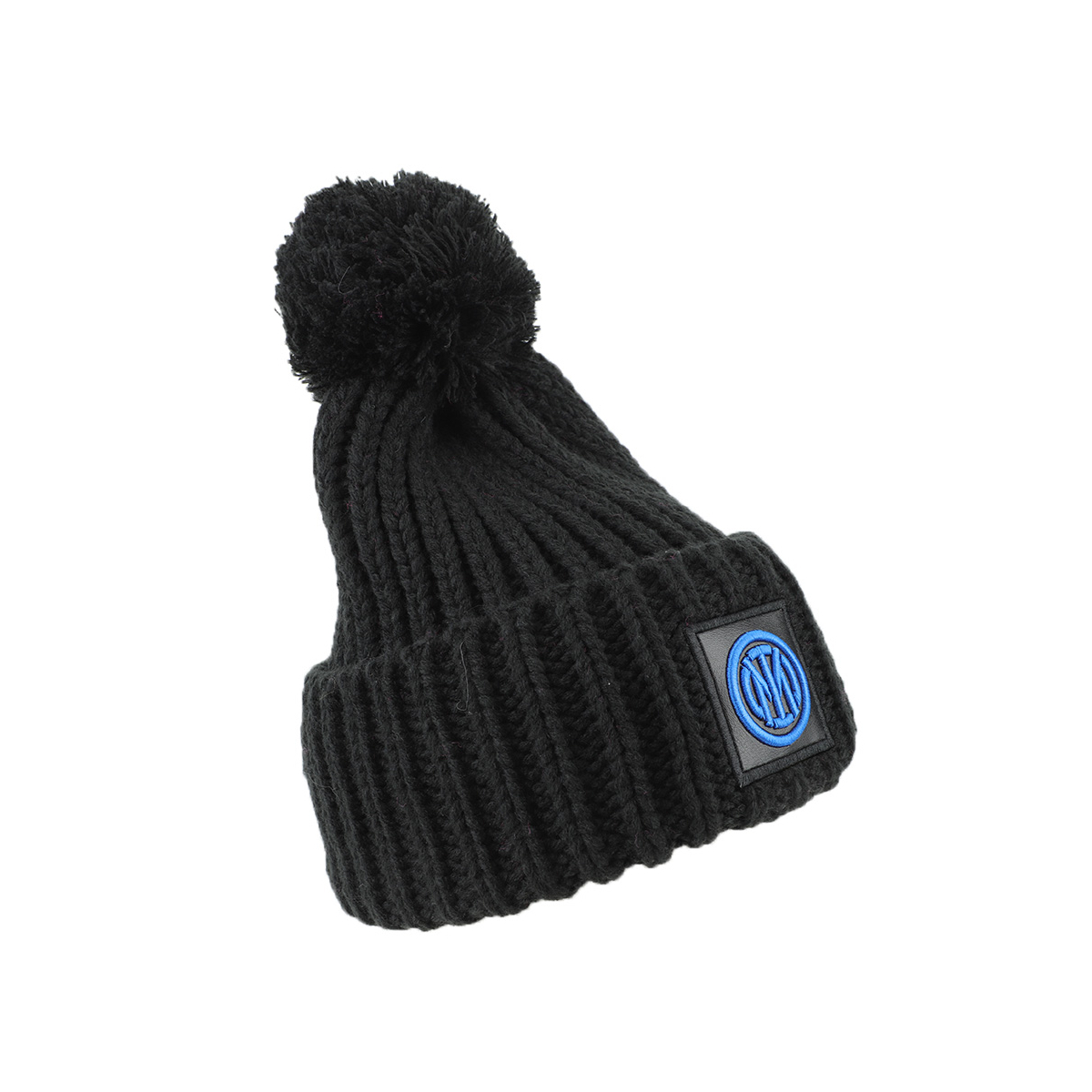 CAPPELLO UNITO C/PON PON NERO 100% PC INTER