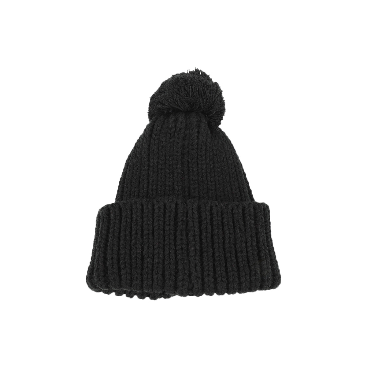 CAPPELLO UNITO C/PON PON NERO 100% PC INTER