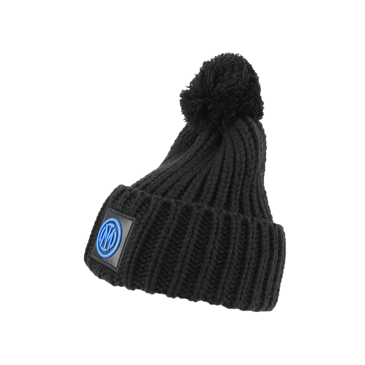 CAPPELLO UNITO C/PON PON NERO 100% PC INTER