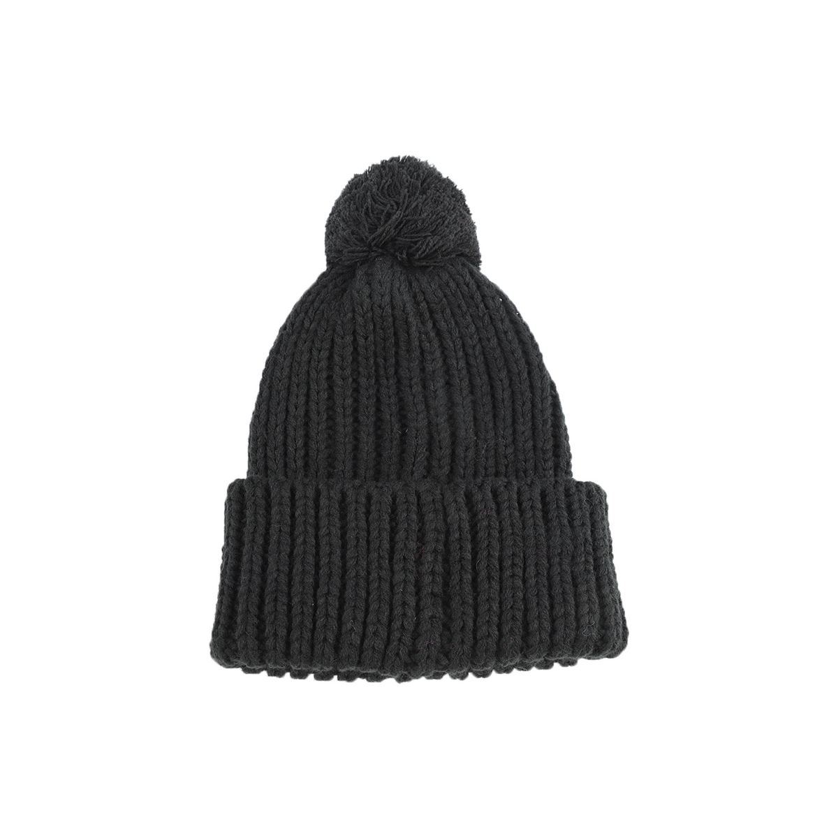 CAPPELLO UNITO C/PON PON NERO 100% PC ROMA