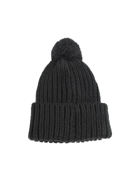 CAPPELLO UNITO C/PON PON NERO 100% PC ROMA
