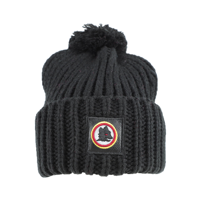 CAPPELLO UNITO C/PON PON NERO 100% PC ROMA 2