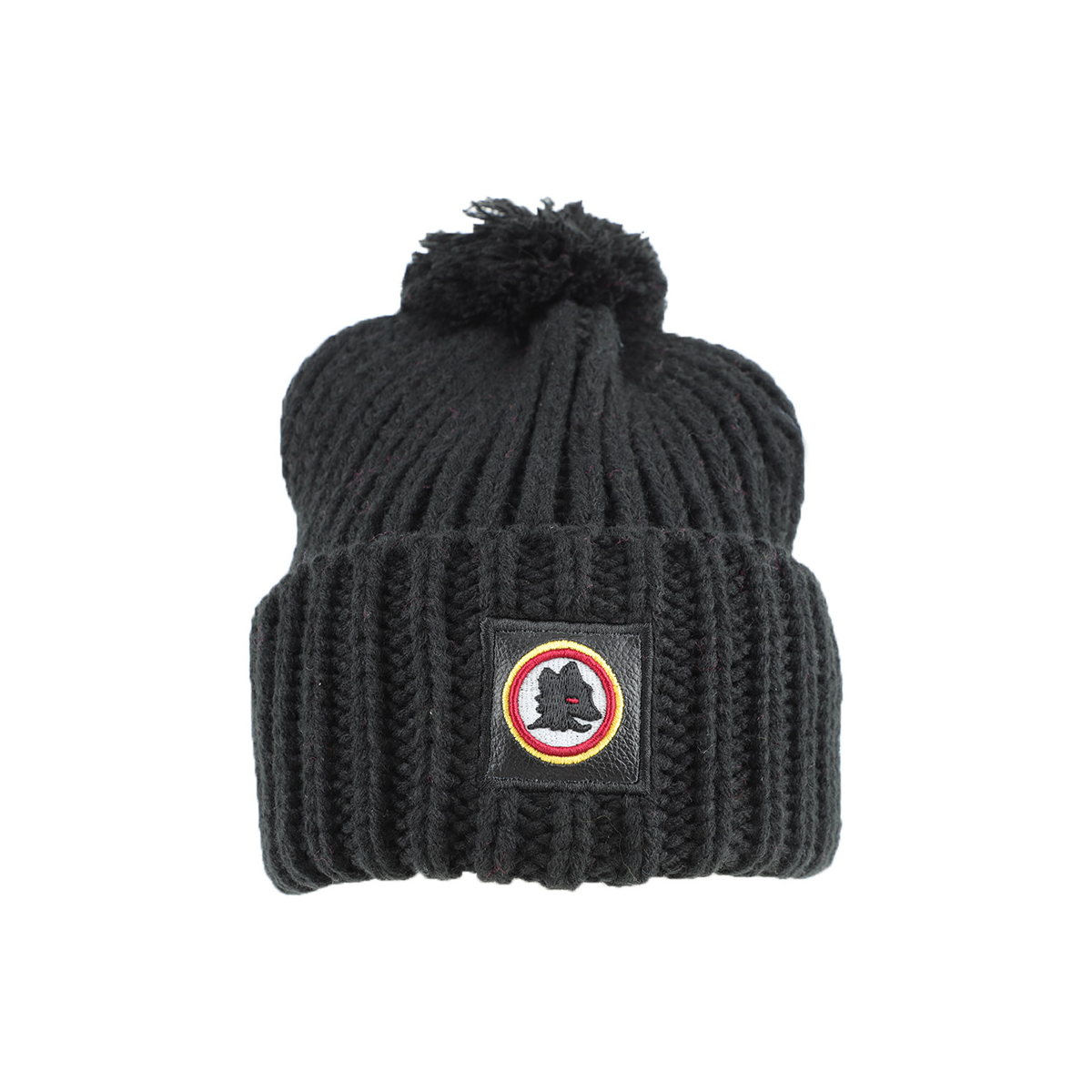 CAPPELLO UNITO C/PON PON NERO 100% PC ROMA