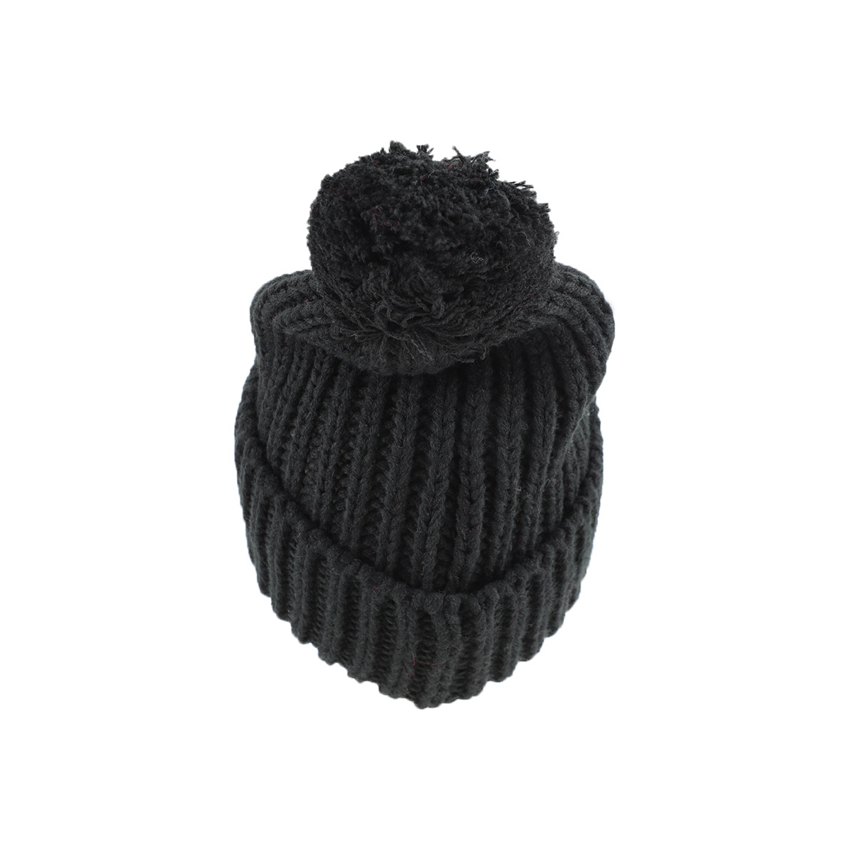 CAPPELLO UNITO C/PON PON NERO 100% PC ROMA