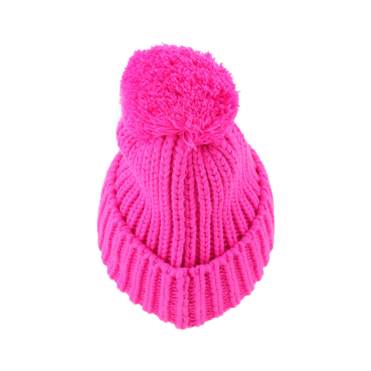 CAPPELLO UNITO C/PON PON FUXIA 100% PC ROMA