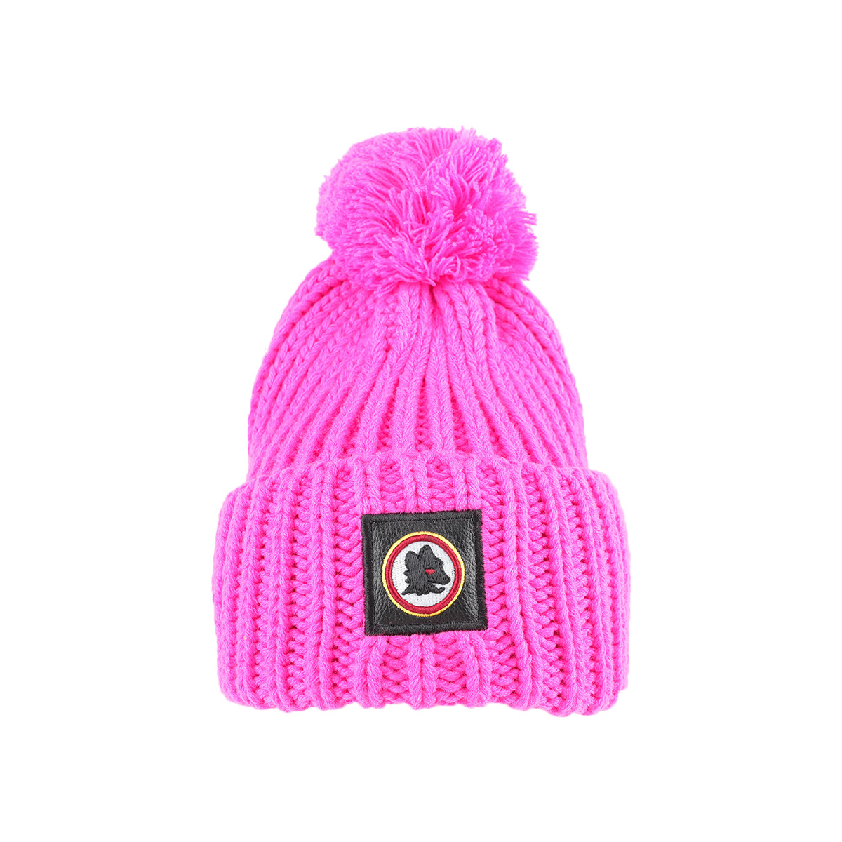 CAPPELLO UNITO C/PON PON FUXIA 100% PC ROMA