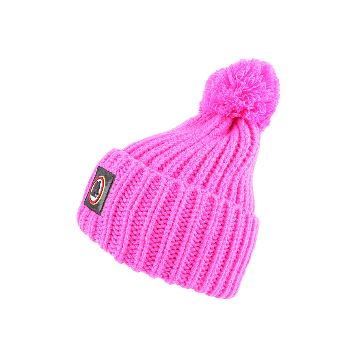 CAPPELLO UNITO C/PON PON FUXIA 100% PC ROMA