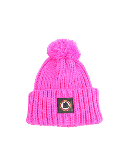 CAPPELLO UNITO C/PON PON FUXIA 100% PC ROMA