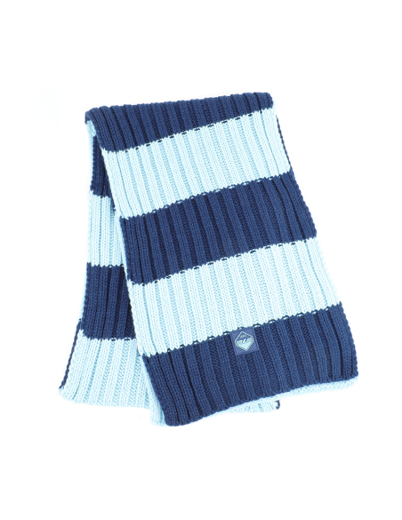 SCIARPA MAGLIA RIGHE 100%PC LAZIO
