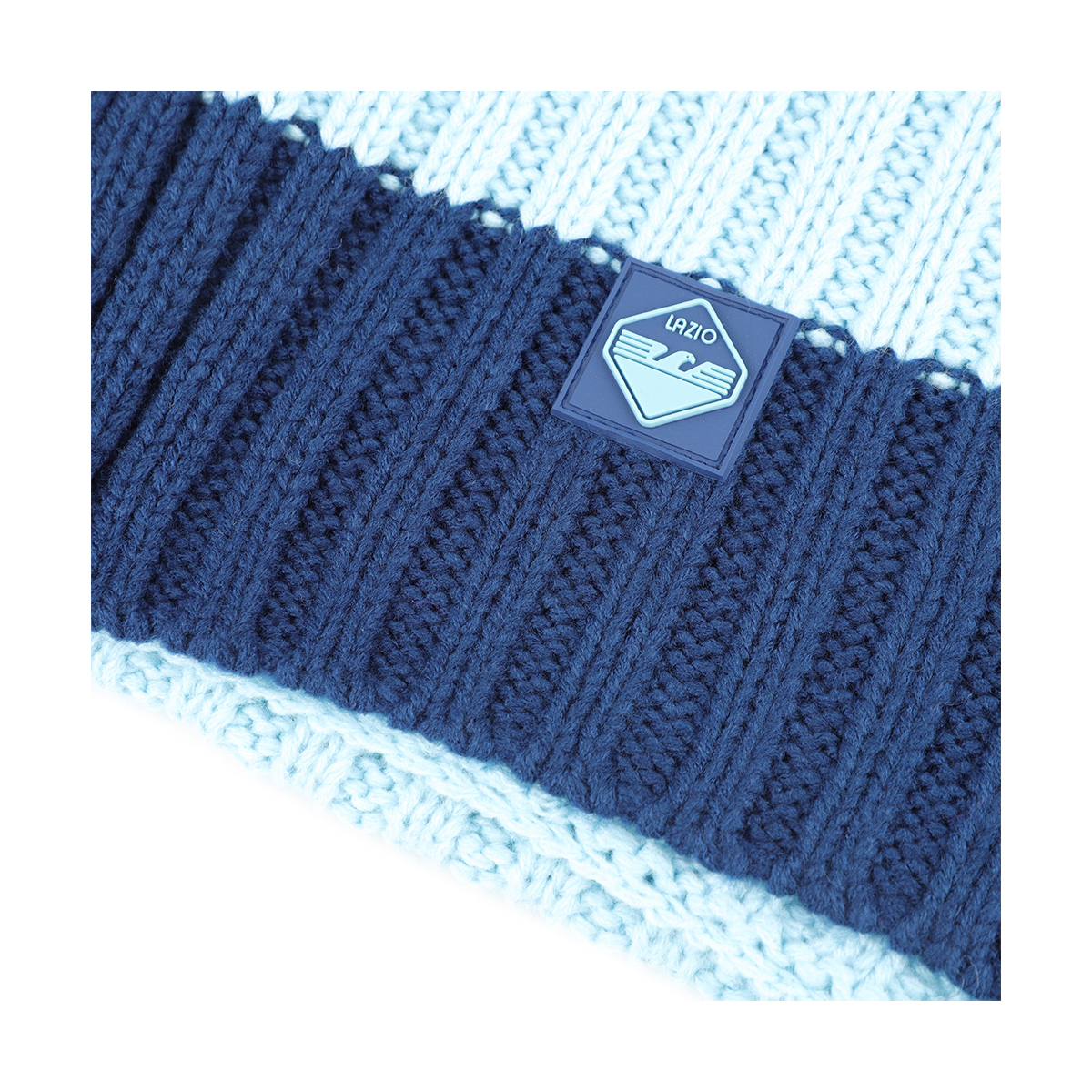 SCIARPA MAGLIA RIGHE 100%PC LAZIO