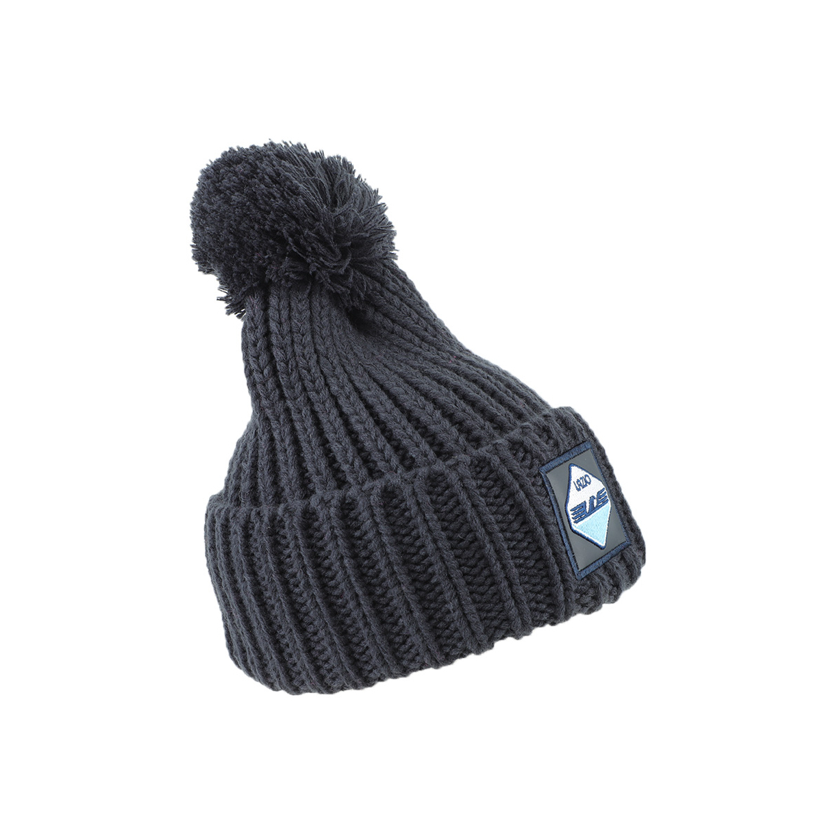 CAPPELLO UNITO C/PON PON NAVY 100% PC LAZIO