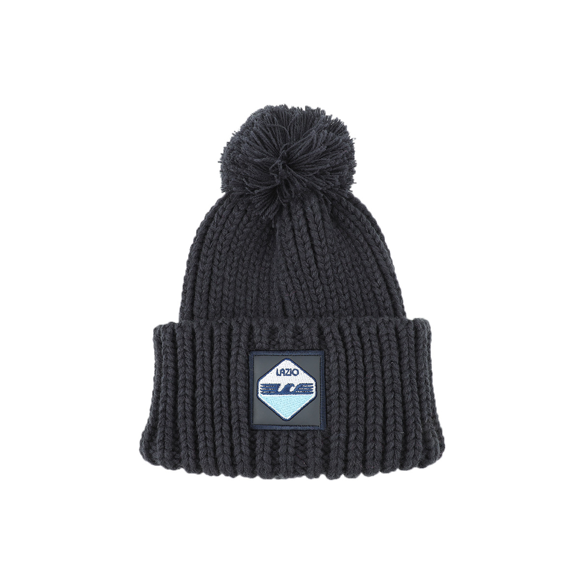 CAPPELLO UNITO C/PON PON NAVY 100% PC LAZIO
