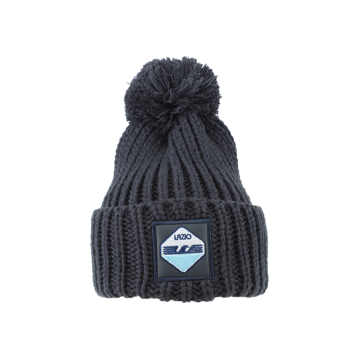 CAPPELLO UNITO C/PON PON NAVY 100% PC LAZIO