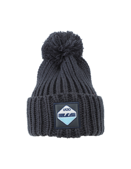 CAPPELLO UNITO C/PON PON NAVY 100% PC LAZIO