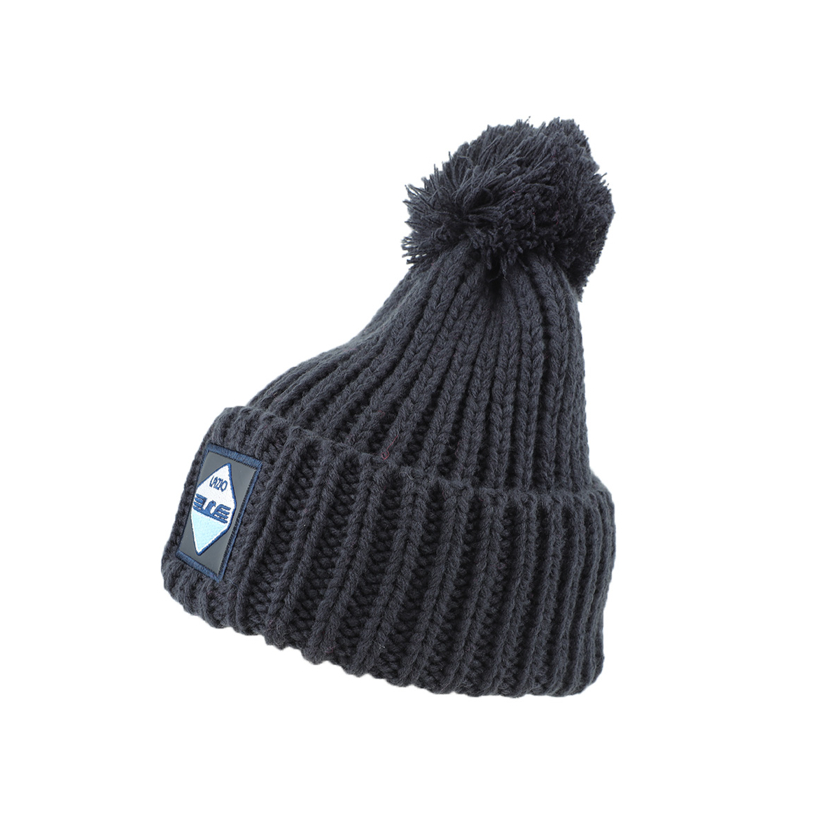 CAPPELLO UNITO C/PON PON NAVY 100% PC LAZIO