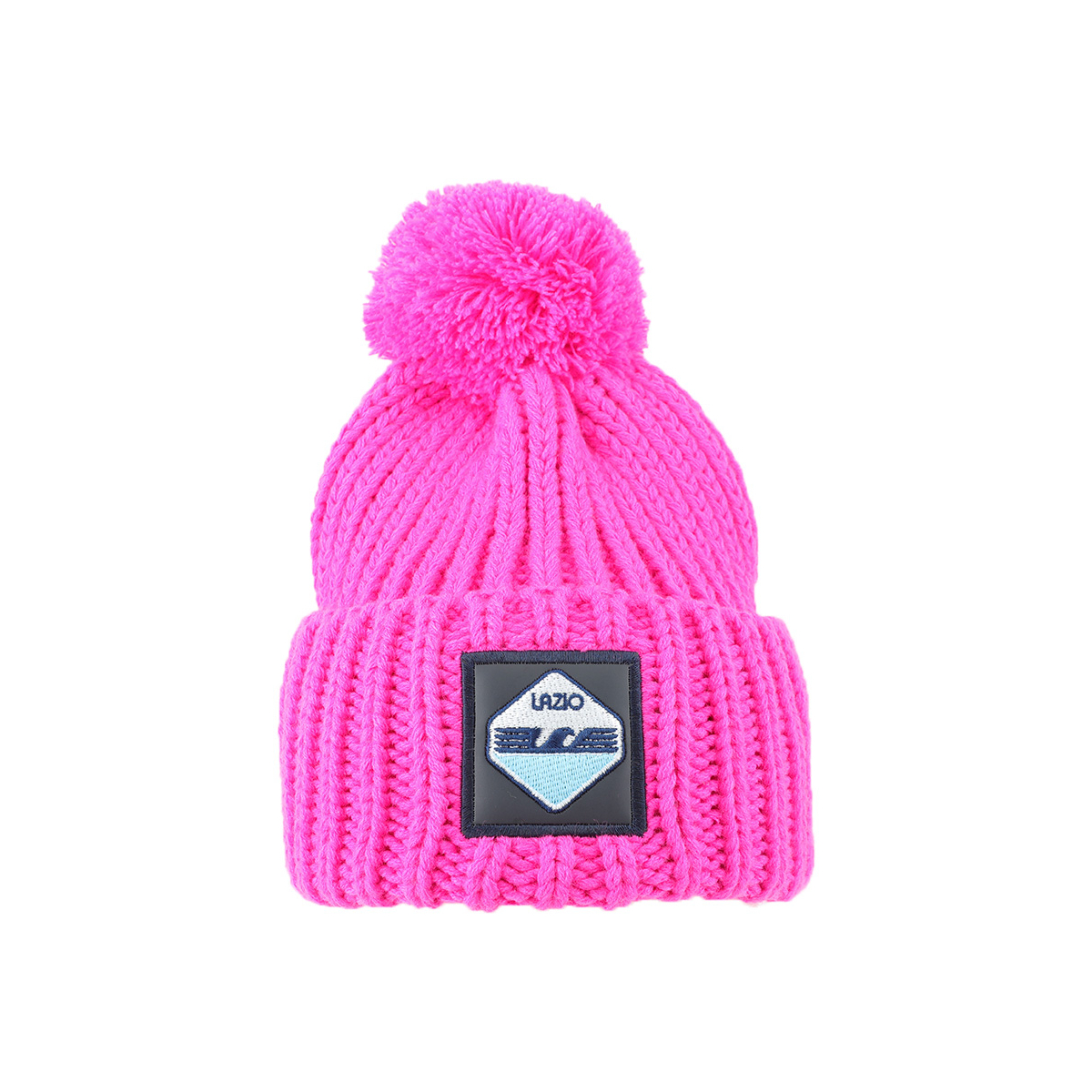 CAPPELLO UNITO C/PON PON FUXIA 100% PC LAZIO