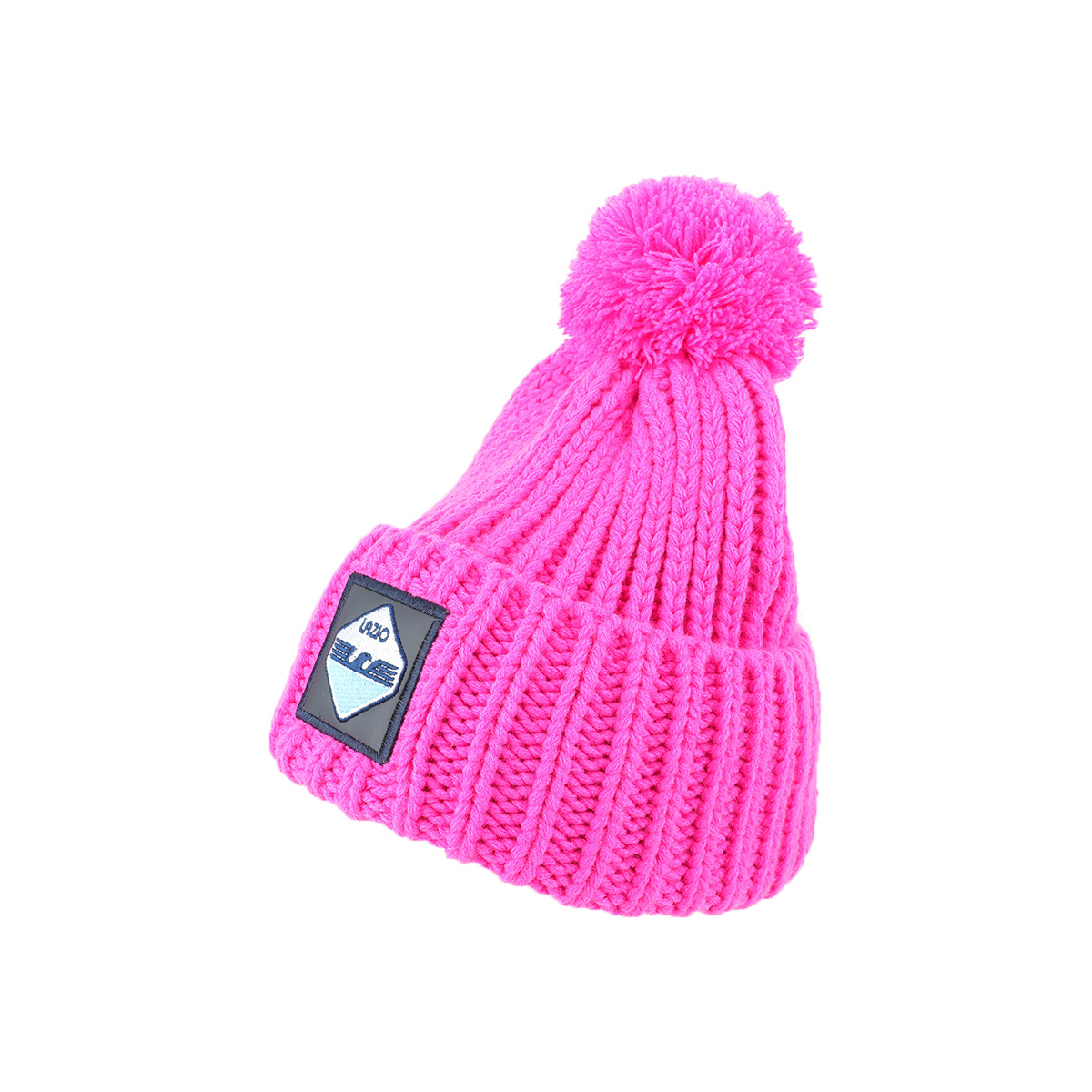 CAPPELLO UNITO C/PON PON FUXIA 100% PC LAZIO
