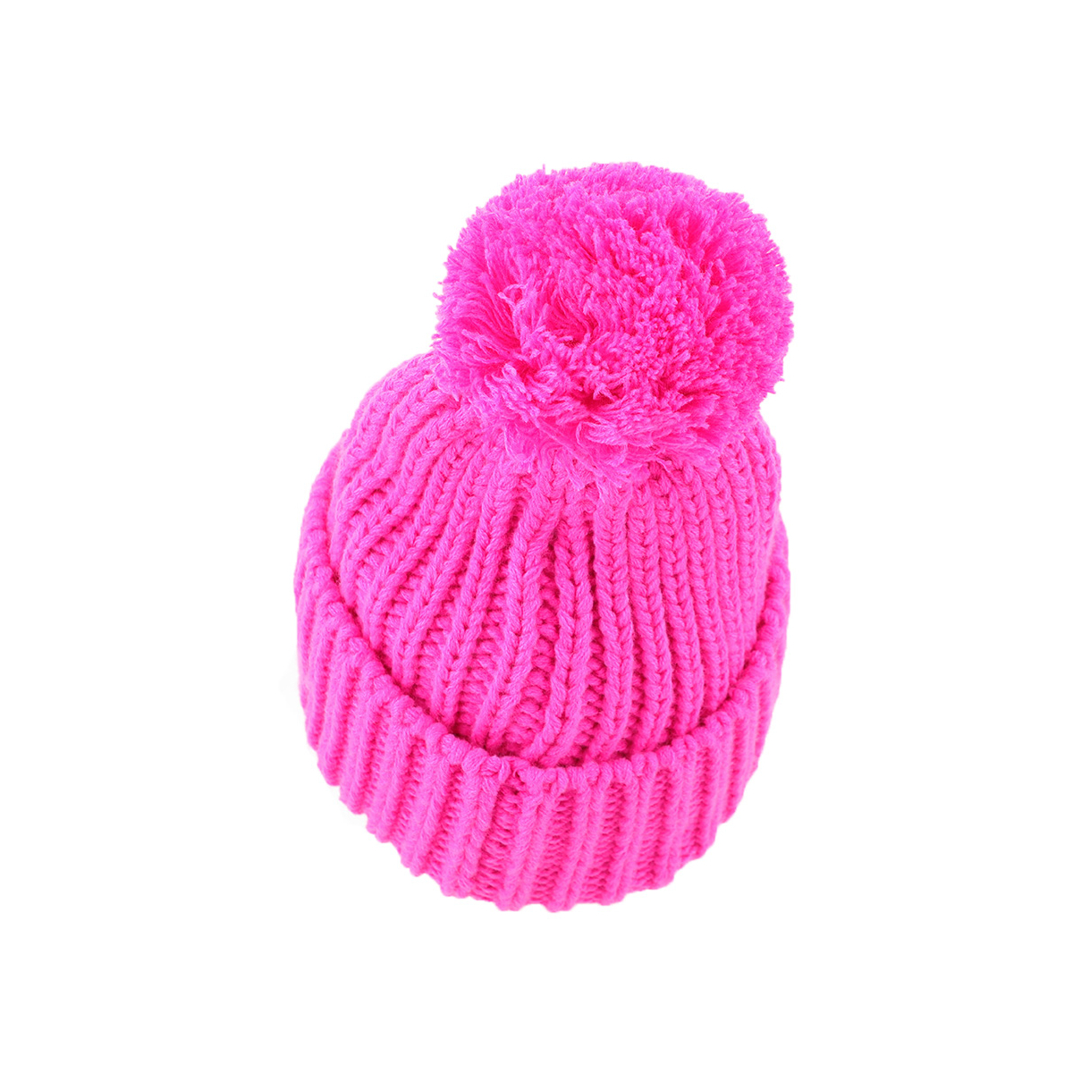 CAPPELLO UNITO C/PON PON FUXIA 100% PC LAZIO