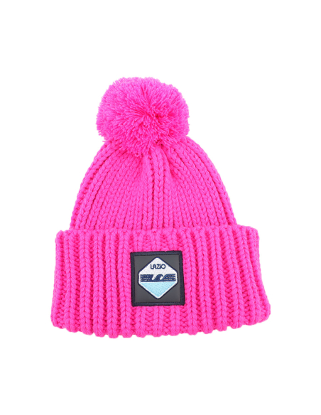 CAPPELLO UNITO C/PON PON FUXIA 100% PC LAZIO