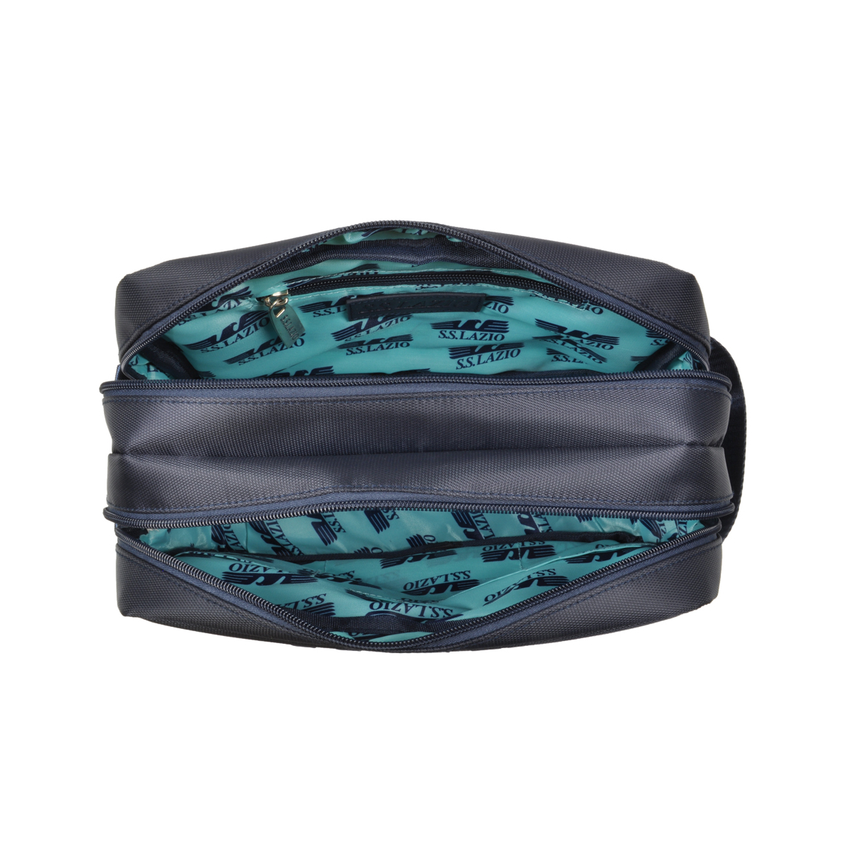 POCHETTE TRAVEL 2 ZIP 50%NY 50%PVC LAZIO