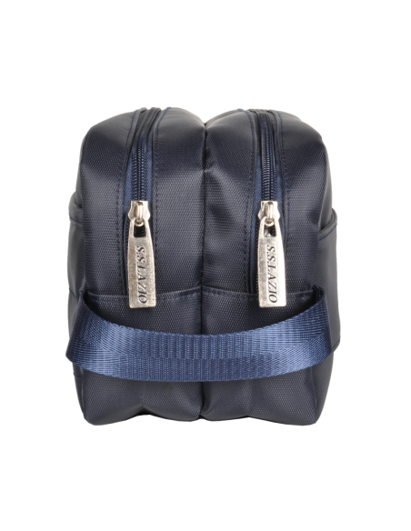 POCHETTE TRAVEL 2 ZIP 50%NY 50%PVC LAZIO