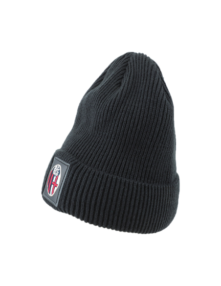 CAPPELLO SKIPPER MAGLIA 1X1 PATCH PELLE RICAMO INT.PILE 50%PC 50%PL BOLOGNA