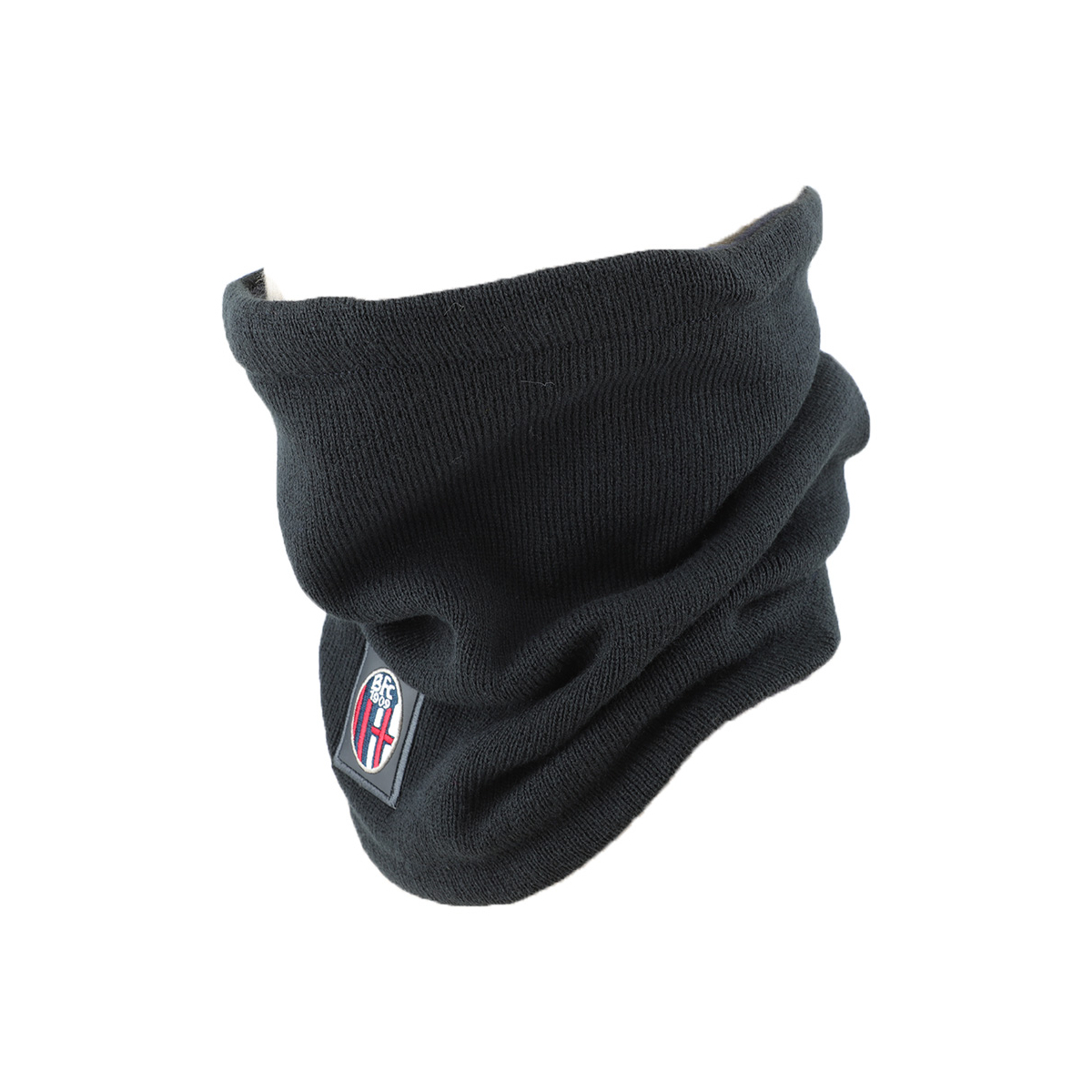 SCALDACOLLO MAGLIA LISCIA PATCH PELLE RICAMATO INT. PILE 50%PC 50%PL BOLOGNA