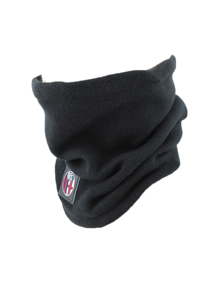 SCALDACOLLO MAGLIA LISCIA PATCH PELLE RICAMATO INT. PILE 50%PC 50%PL BOLOGNA