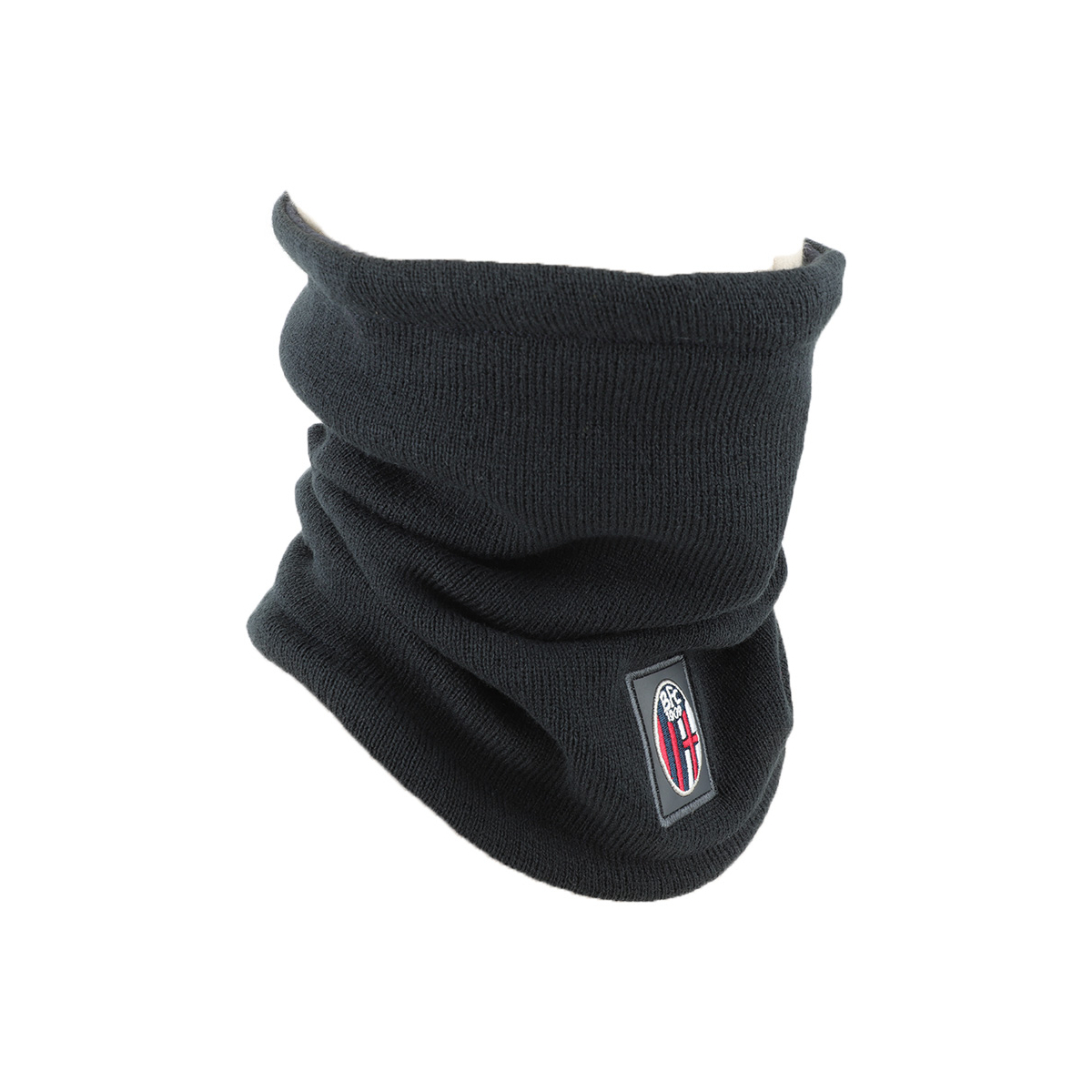 SCALDACOLLO MAGLIA LISCIA PATCH PELLE RICAMATO INT. PILE 50%PC 50%PL BOLOGNA