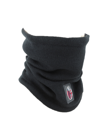 SCALDACOLLO MAGLIA LISCIA PATCH PELLE RICAMATO INT. PILE 50%PC 50%PL BOLOGNA