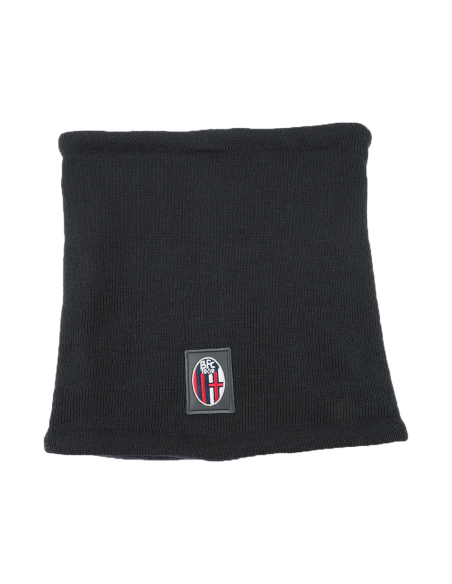 SCALDACOLLO MAGLIA LISCIA PATCH PELLE RICAMATO INT. PILE 50%PC 50%PL BOLOGNA