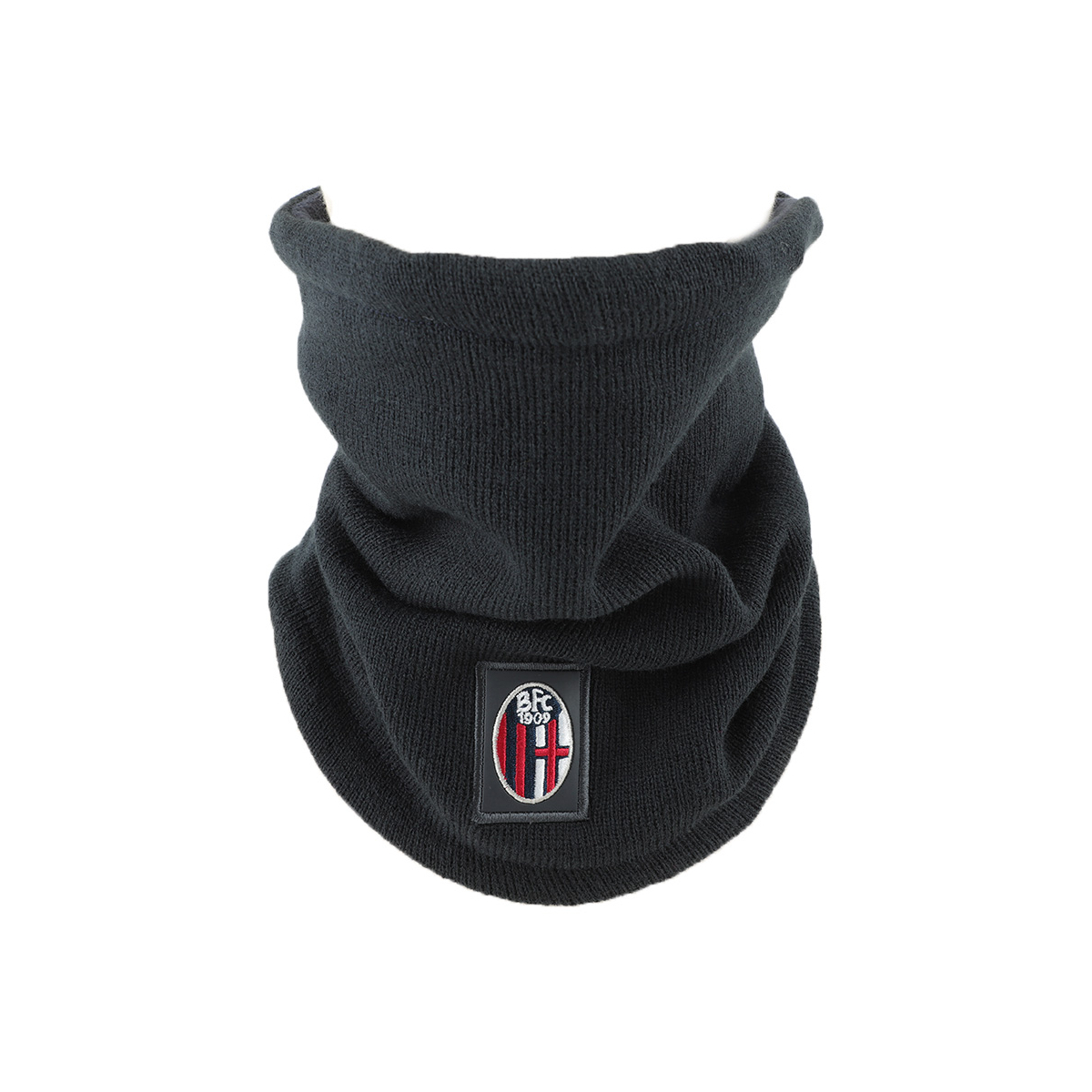 SCALDACOLLO MAGLIA LISCIA PATCH PELLE RICAMATO INT. PILE 50%PC 50%PL BOLOGNA