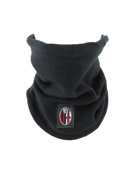 SCALDACOLLO MAGLIA LISCIA PATCH PELLE RICAMATO INT. PILE 50%PC 50%PL BOLOGNA
