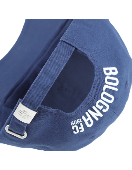 CAPPELLO BASEBALL PATCH PELLE RICAMO 100%CO BOLOGNA