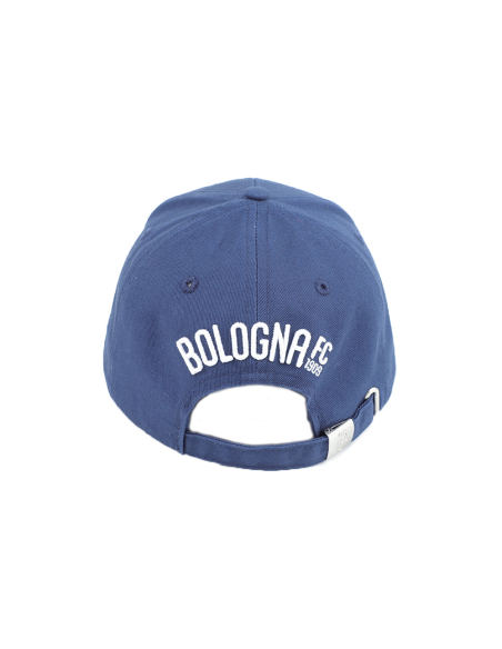 CAPPELLO BASEBALL PATCH PELLE RICAMO 100%CO BOLOGNA