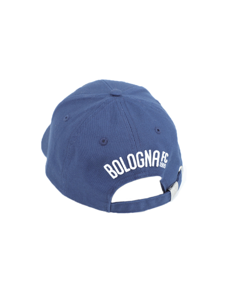 CAPPELLO BASEBALL PATCH PELLE RICAMO 100%CO BOLOGNA