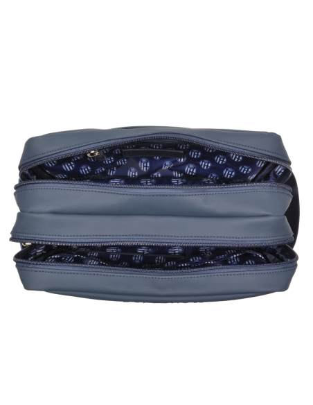 POCHETTE TRAVEL 2 ZIP 50%NY 50%PVCL BOLOGNA
