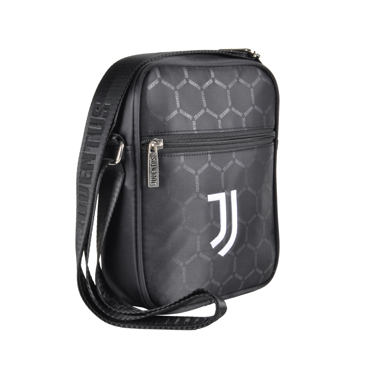BORSELLO GRANDE STAMPATO NERO RIC BIANCO 50%NY 50%PVC JUVENTUS