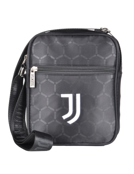 BORSELLO GRANDE STAMPATO NERO RIC BIANCO 50%NY 50%PVC JUVENTUS