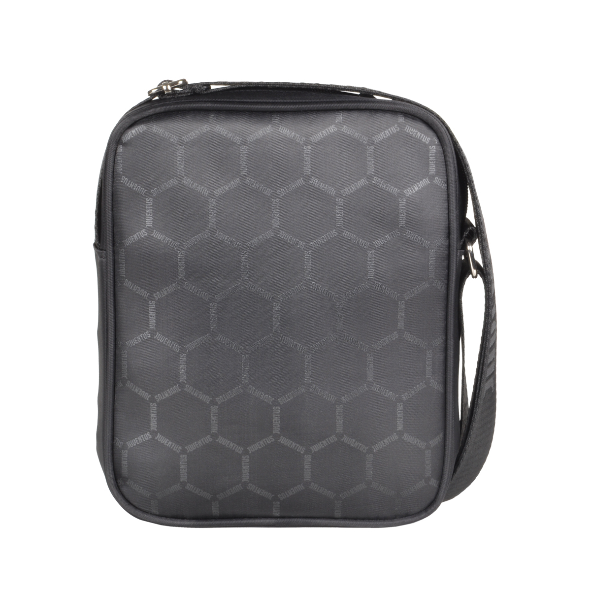 BORSELLO GRANDE STAMPATO NERO RIC BIANCO 50%NY 50%PVC JUVENTUS