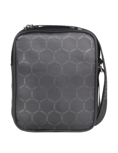 BORSELLO GRANDE STAMPATO NERO RIC BIANCO 50%NY 50%PVC JUVENTUS