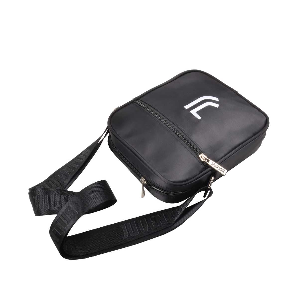 BORSELLO GRANDE NERO RIC BIANCO 50%NY 50%PVC JUVENTUS