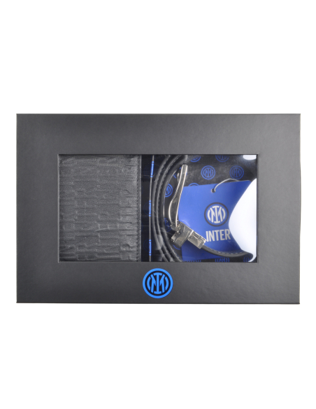 CINTURA  E PORTAFOGLIO 100% PELLE REVERSIBILE size S-M INTER