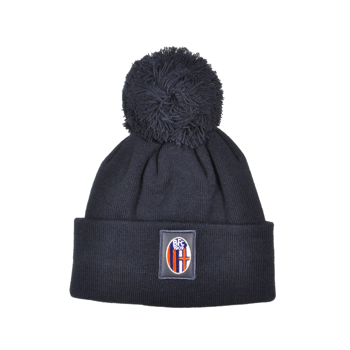 CAPPELLO PONPON MAGLIA LISCIA PATCH PELLE RICAMATO INT. PILE 50%PC 50%PL BOLOGNA