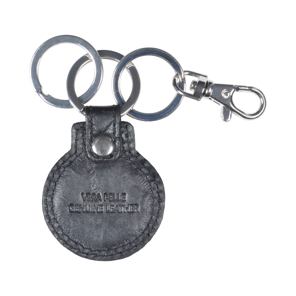 PORTACHIAVI PELLE 100%PELLE ROMA