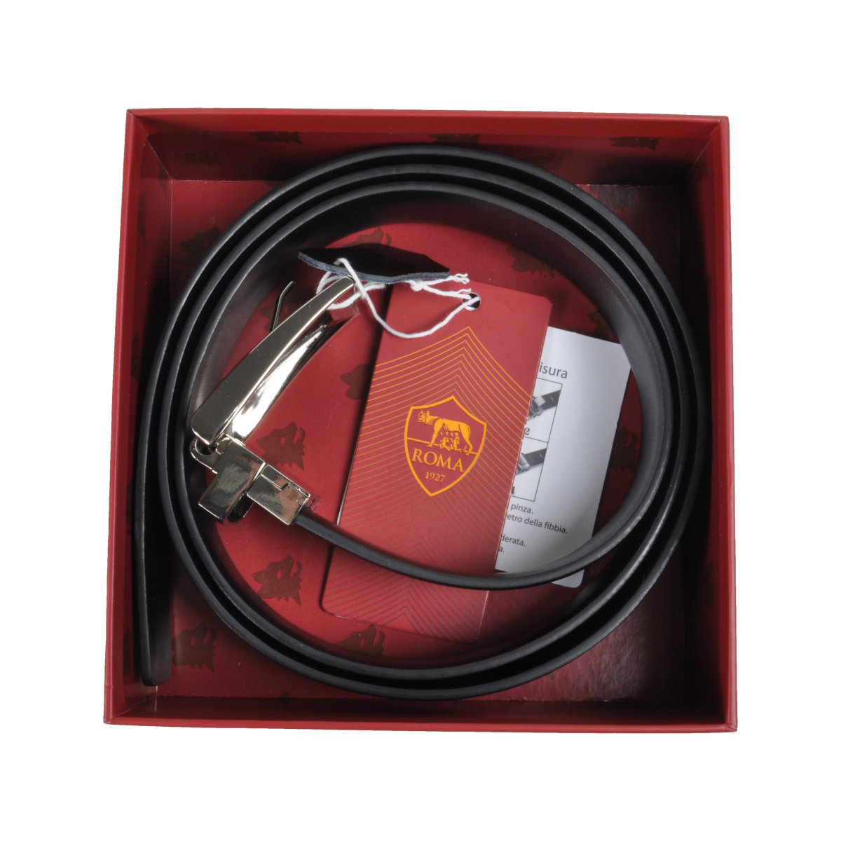 CINTURA PELLE CLASSICA REVERSIBILE SAFFIANO-LISCIA IN BOX size S-M ROMA