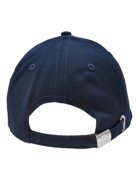 CAPPELLO BASEBALL NAVY RICAMO Lupetto 3D colore 100%CO ROMA