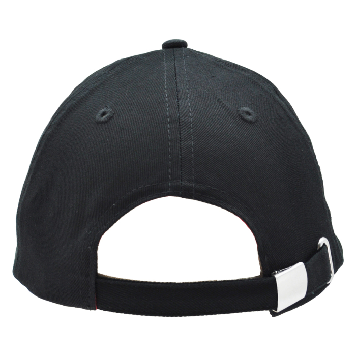 CAPPELLO BASEBALL NERO Ricamo 3D Crest 100%CO ROMA 2