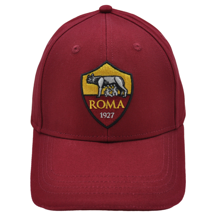 CAPPELLO BASEBALL ROSSO Ricamo 3D Crest 100%CO ROMA