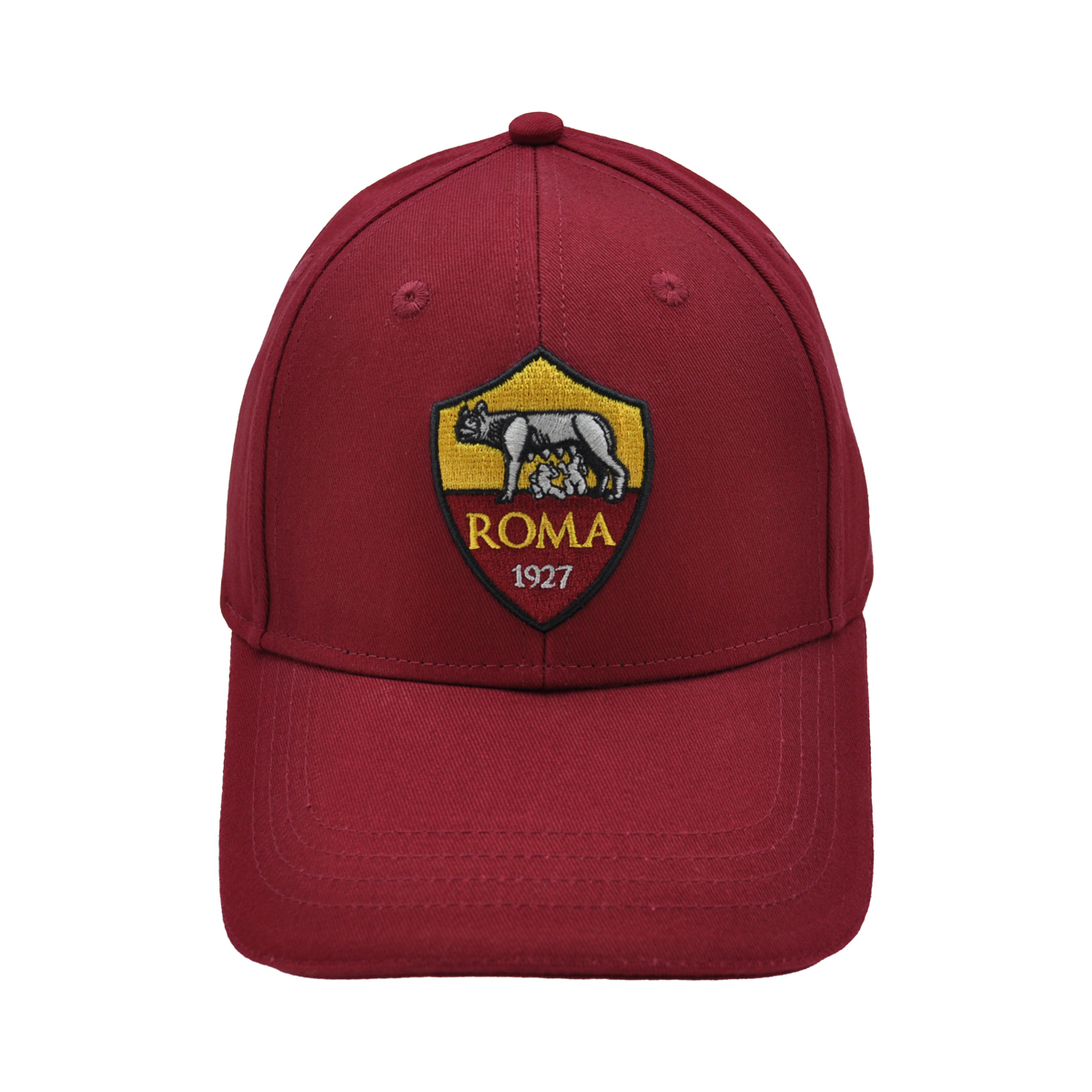 CAPPELLO BASEBALL ROSSO Ricamo 3D Crest 100%CO ROMA